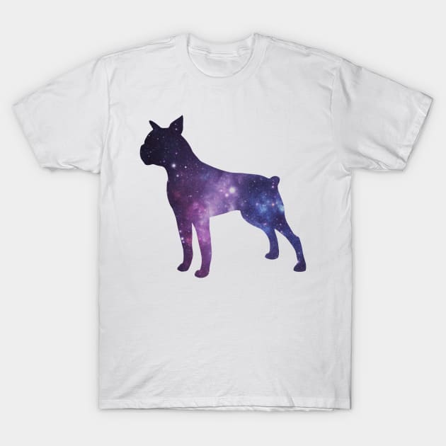 galaxy boston terrier T-Shirt by juinwonderland 41